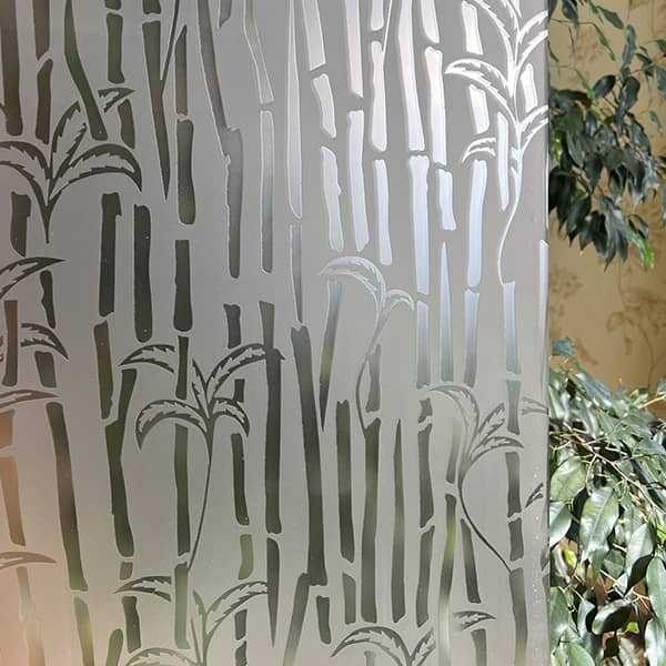 Фото стекло Бамбук бронза