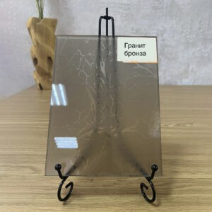 Фото стекло узорчатое Гранит бронзовое