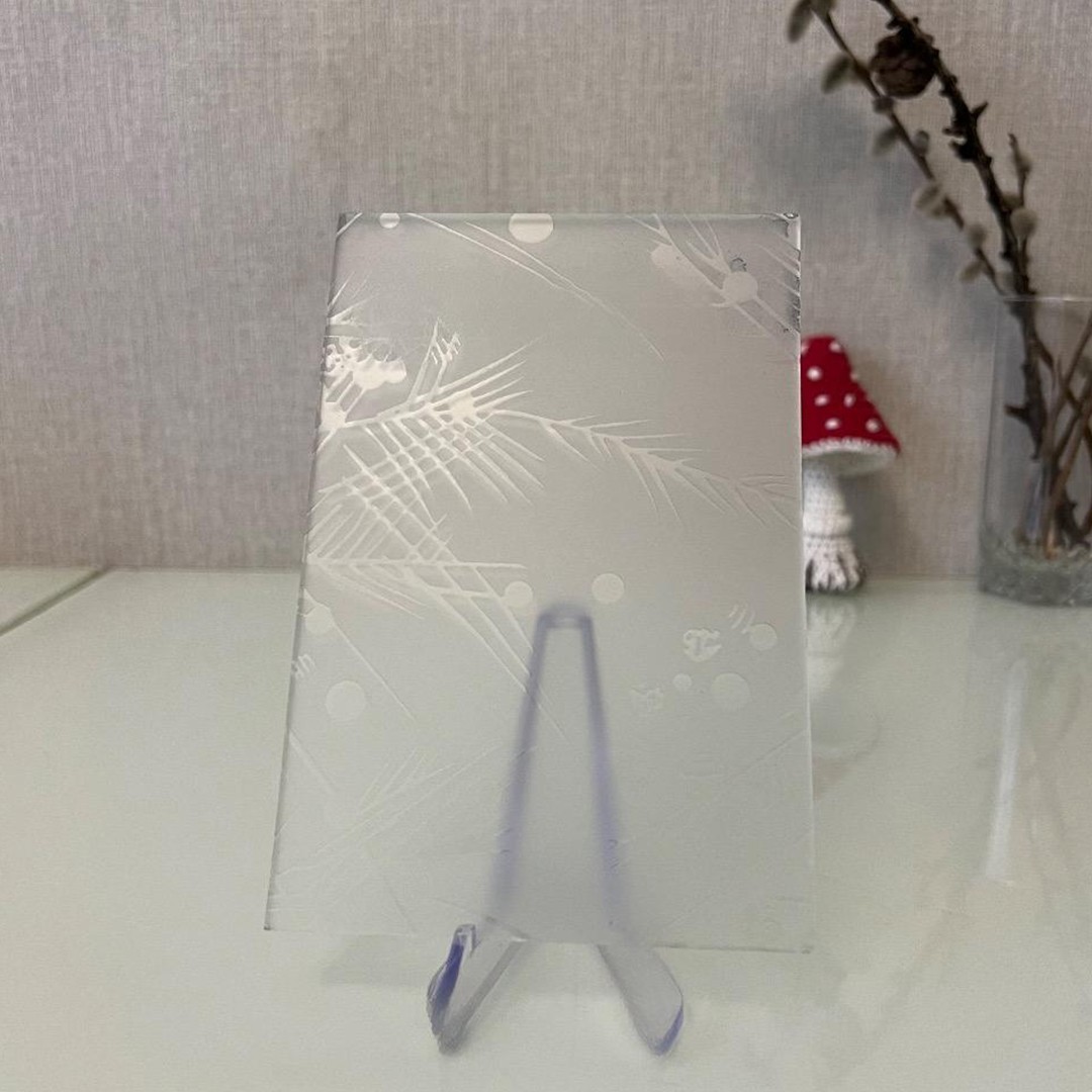 Фото декоративное стекло Кам бесцветное