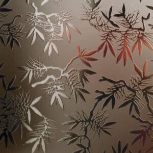 Фото стекло Куст бронза