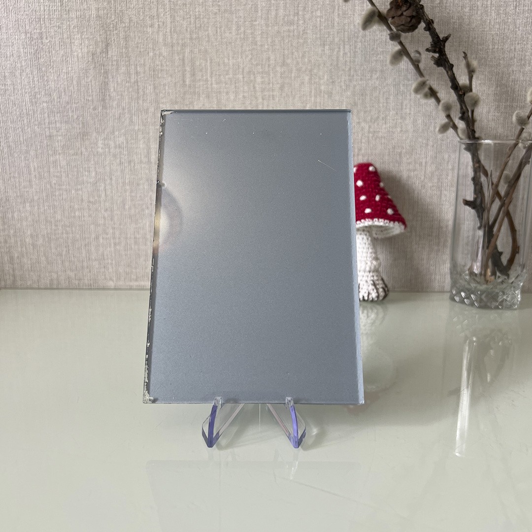 Фото стекло цветное синий металлик Лакобель № 1435