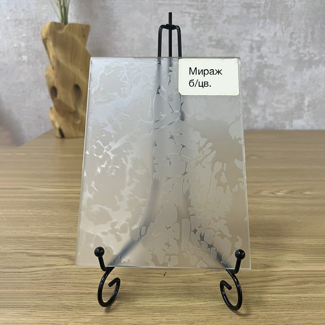 Фото 2 стекло модель Мираж цвет бесцветное