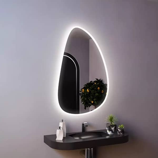 Фото зеркало с подсветкой Стон