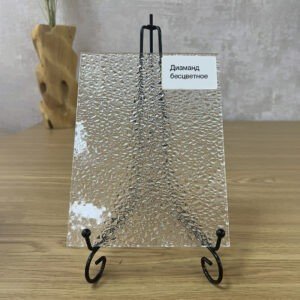 Фото стекло рифлёное Диаманд б/цв.